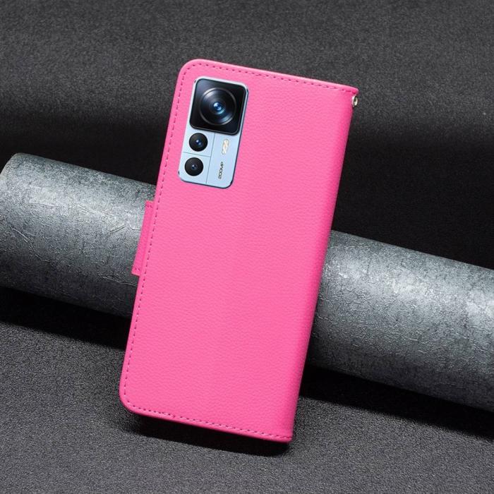 Bild 5,  Xiaomi 12T / 12T Pro Fodral Shark Litchi Rosa