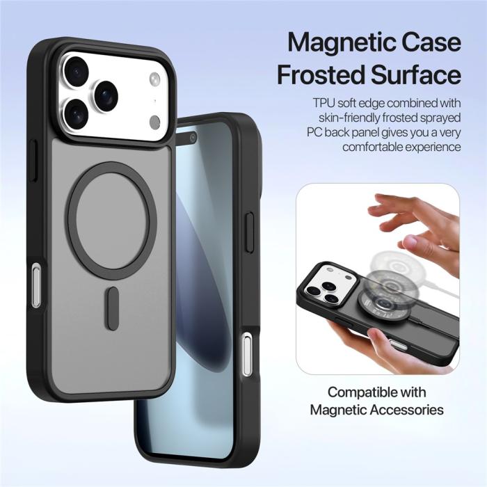 Bild 6, DUX DUCIS DUX DUCIS iPhone 17 Pro 2in1 Magnet Fodral Lawa Series Svart