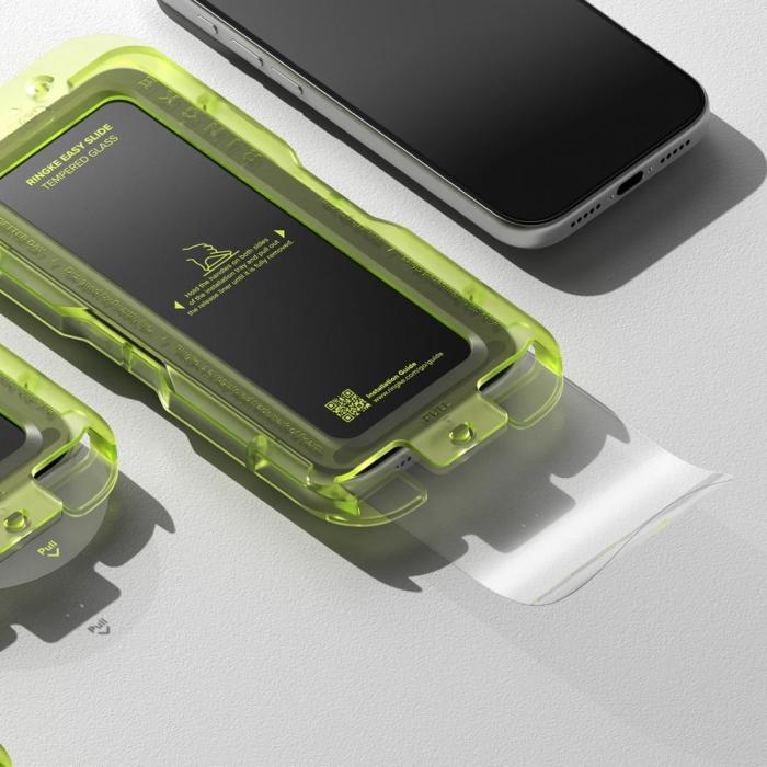 Bild 4, Ringke Ringke iPhone 17 Pro Max 2-PACK Easy Slide Skärmskydd Härdat Glas
