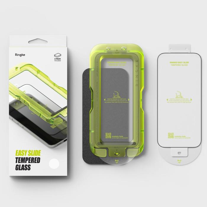 Bild 6, Ringke Ringke iPhone 17 Pro Max 2-PACK Easy Slide Skärmskydd Härdat Glas