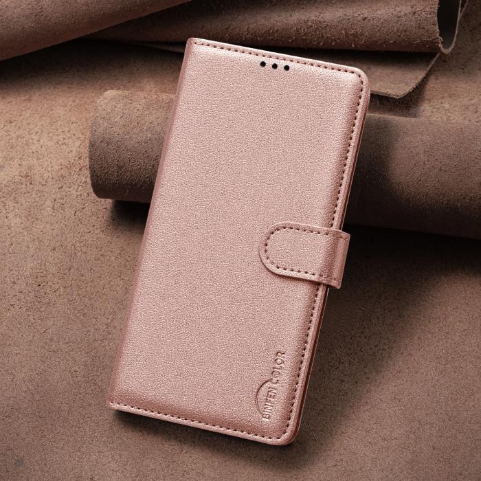Bild 3, BINFEN BINFEN Xiaomi 17T Pro Fodral RFID Läder Roséguld