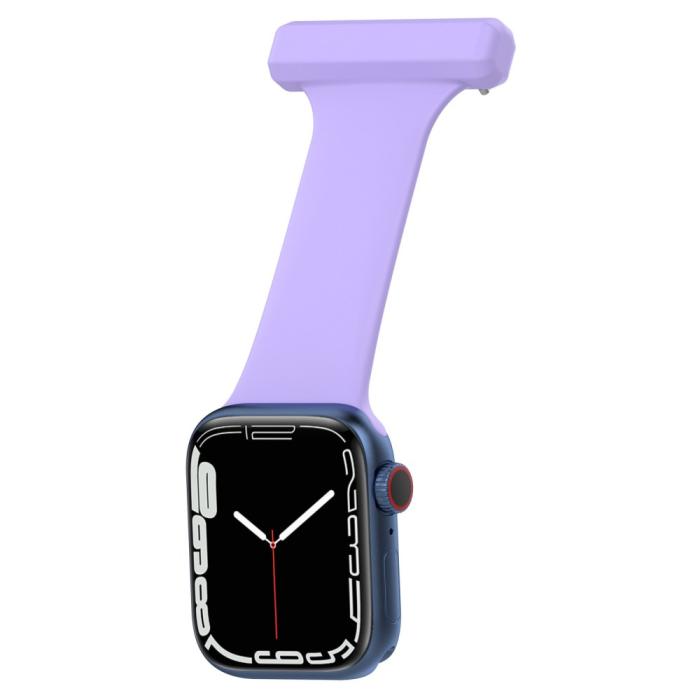 Bild 4,  Apple Watch 38/40/41/42 mm Rem Sjuksköterska Lila