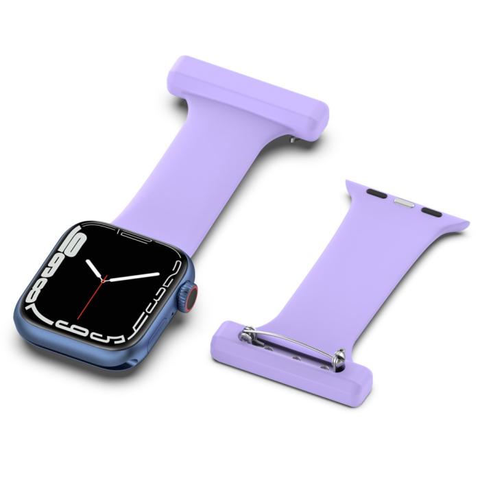 Bild 5,  Apple Watch 38/40/41/42 mm Rem Sjuksköterska Lila