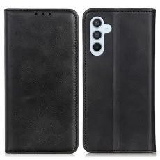 Samsung Galaxy A35 5G Fodral Split L&auml;der Svart