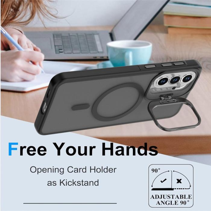 Bild 2,  Samsung Galaxy A37 5G Skal MagSafe Kickstand Svart