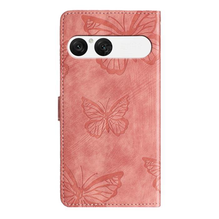 Bild 2,  Sony Xperia 10 VII Fodral Fjäril Tryck Rosa