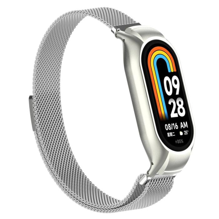 Bild 2,  Xiaomi Smart Band 8 Armband Milanese Loop Metall Silver