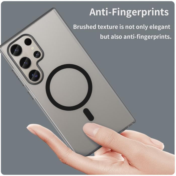 Bild 5,  Samsung Galaxy S23 Ultra Skal MagSafe Slim Matt Svart