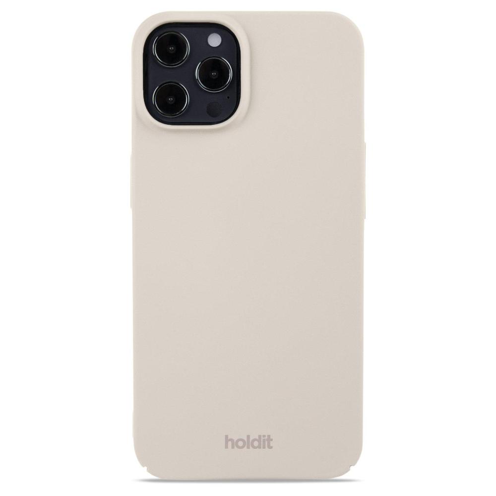 holdit holdit iPhone 12 / 12 Pro Mobilskal Slim Light Beige