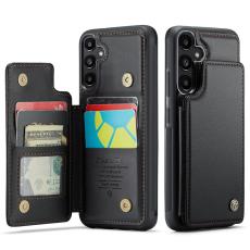 CASEME CASEME Galaxy A56 5G/A36 5G Skal RFID Kickstand Pl&aring;nbok Svart