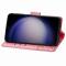  Samsung Galaxy S23 FE Fodral Fjäril Tryck Rosa