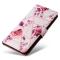  Samsung Galaxy S25 Fodral Läder Marmor Roséguld