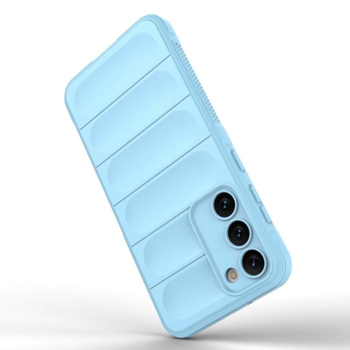 Bild 2,  Samsung Galaxy S23 Plus Skal Magic Shield Ljus Blå