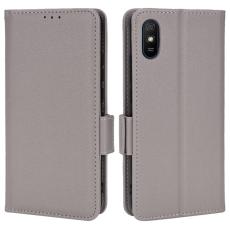  Xiaomi Redmi 9A / 9AT Fodral Litchi Textur Gr&aring;