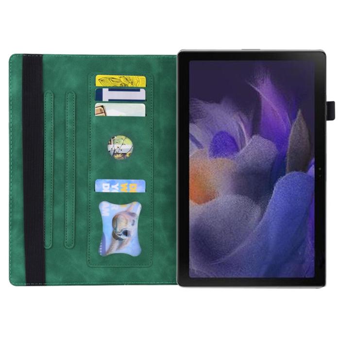 Bild 5,  Samsung Galaxy Tab A8 10.5 (2021) Fodral Med Frontficka Grön
