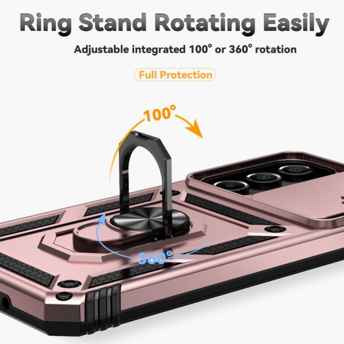 Bild 4,  Samsung Galaxy A16 Skal CamShield Ring Hybrid Roséguld