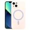  iPhone 14 Skal MagSafe Liquid Silikon Vit