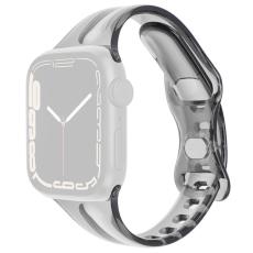  Apple Watch 38/40/41/42 mm CrystalFlex TPU Armband Svart