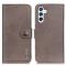 KHAZNEH KHAZNEH Samsung Galaxy S24 Fodral Läder Khaki