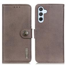KHAZNEH KHAZNEH Samsung Galaxy S24 Fodral L&auml;der Khaki