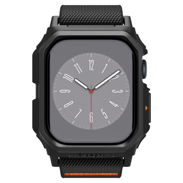 Bild 2, Spigen Spigen Apple Watch 11 / 10 42 mm Armband Lite Fit 'Pro' Svart