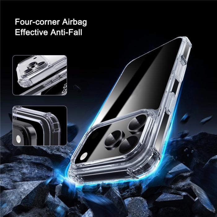 Bild 4, IPAKY IPAKY iPhone 17 Pro Max Skal Shockproof Transparent