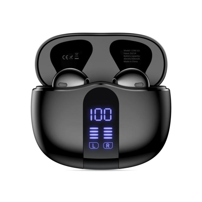 Bild 3, Tech-Protect Tech-Protect Hörlurar In-Ear UltraBoost TWS Svart