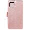  iPhone 13 - Tryckt Mandala Läder Fodral - Roséguld