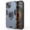  iPhone 13 - Hybrid Ring Skal - Navy Blue