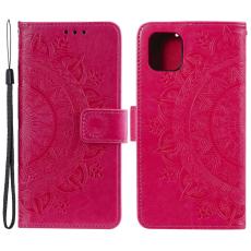  iPhone 13 - Tryckt Mandala L&auml;der Fodral - Rosa