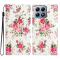  Xiaomi 15T Pro Fodral Med Tryck Rosa Blommor