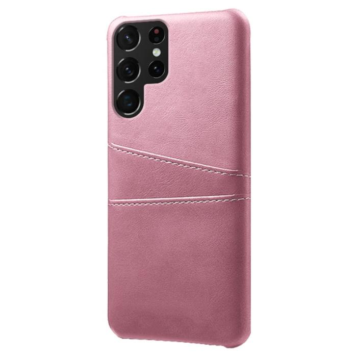 Bild 2,  Samsung Galaxy S22 Ultra Skal Kortfack Roséguld