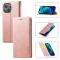 LC.IMEEKE LC.IMEEKE iPhone 14 Plus Fodral Flip Roséguld