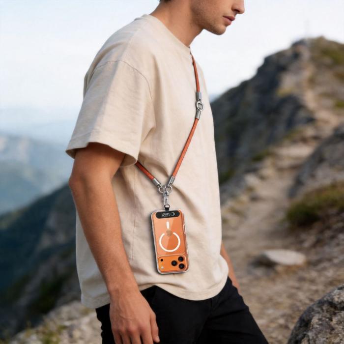 Bild 6, Tech-Protect Tech-Protect Mobilsnöre CrossBody & Wrist Rope Orange
