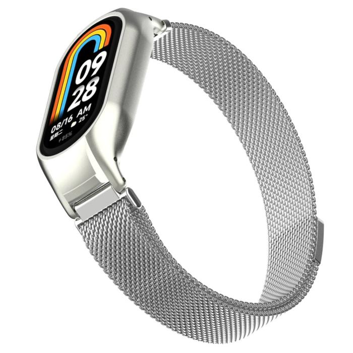 Bild 4,  Xiaomi Smart Band 8 Armband Milanese Loop Metall Silver