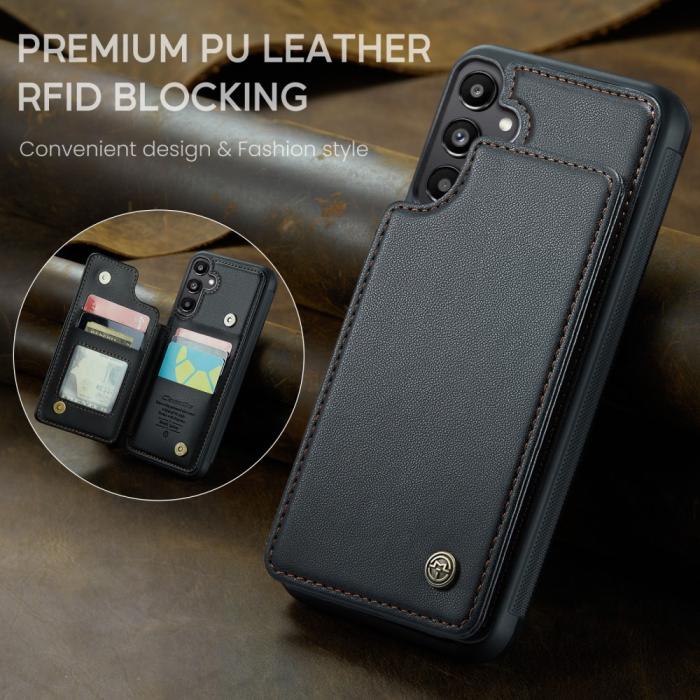 Bild 4, CASEME CASEME Galaxy A56 5G/A36 5G Skal RFID Kickstand Plånbok Svart