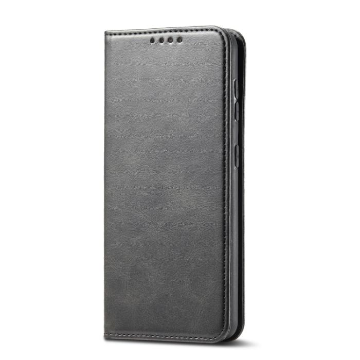 Bild 2,  Samsung Galaxy S21 FE Fodral Flip Läder Svart