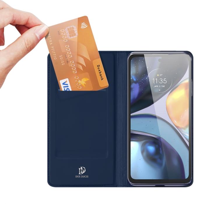 Bild 5, DUX DUCIS DUX DUCIS Motorola Moto G22 Fodral Skin Pro Blå