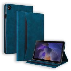 Samsung Galaxy Tab A8 10.5 (2021) Fodral Med Frontficka M&ouml;rk Bl&aring;