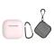  AirPods 4 Skal Med Karbinhake Inkl. Fodral Rosa