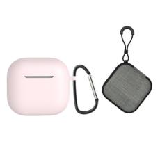  AirPods 4 Skal Med Karbinhake Inkl. Fodral Rosa