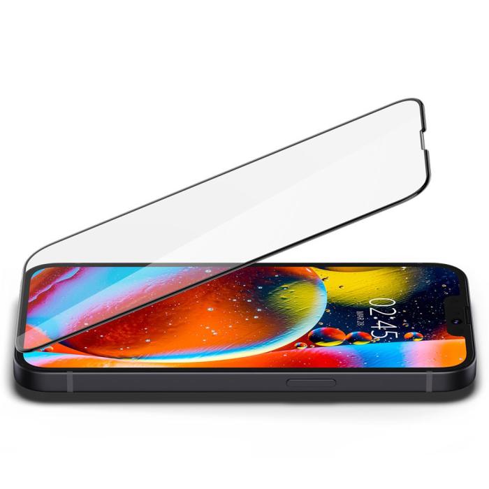 Bild 3, Spigen Spigen iPhone 17e/16e/14/13/13 Pro Skärmskydd Glass FC Härdat Glas