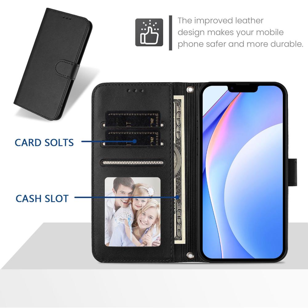  Nothing Phone 3 Fodral RFID Läder Svart