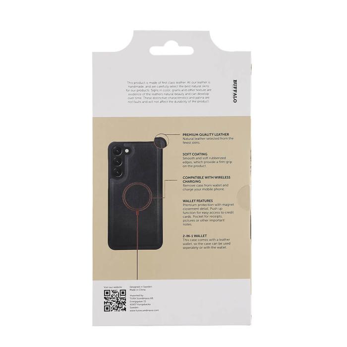 Bild 7, Buffalo Buffalo Samsung Galaxy S23 Plus Fodral 2in1 Magnet / Skal Svart