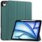  iPad Air 13 2026-2024 Fodral Tri-Fold Pennhållare Grön
