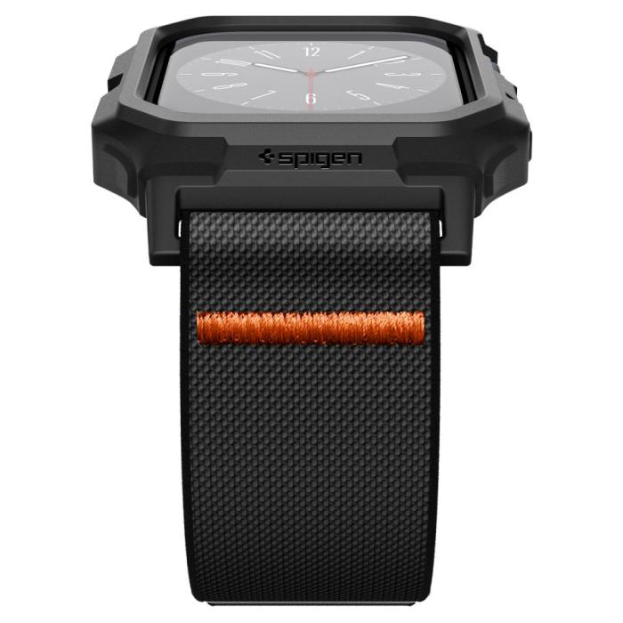 Bild 5, Spigen Spigen Apple Watch 11 / 10 42 mm Armband Lite Fit 'Pro' Svart