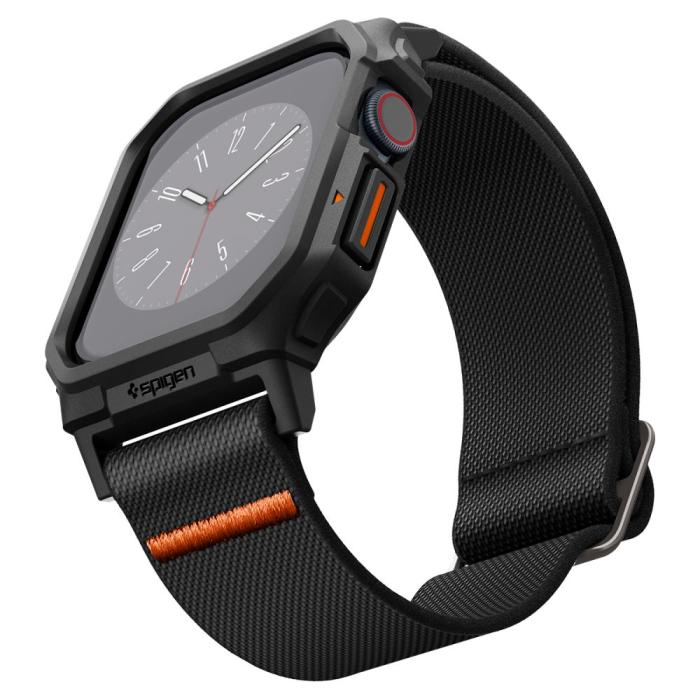 Bild 6, Spigen Spigen Apple Watch 11 / 10 42 mm Armband Lite Fit 'Pro' Svart