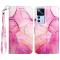  Xiaomi 12T / 12T Pro Fodral Marmor Rosa/Lila/Guld