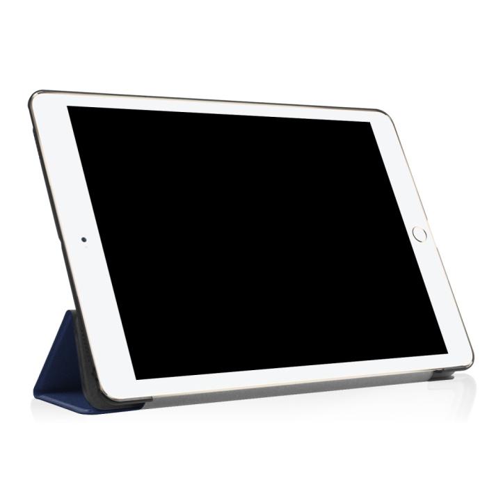 Bild 5,  iPad Air 10.5 (2019) / Pro 10.5 (2017) - Slimfit Tri-Fold Fodral - Mörk Blå