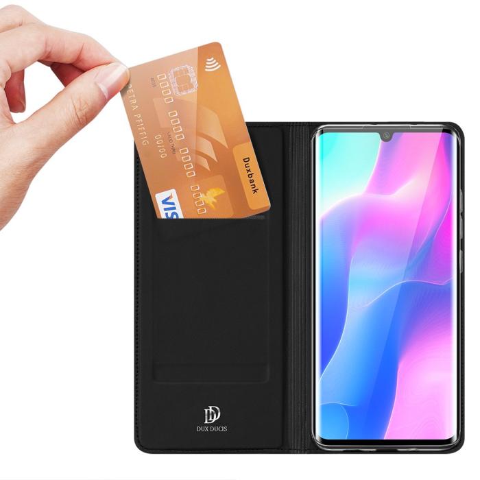 Bild 2, DUX DUCIS Xiaomi Mi Note 10 Lite - DUX DUCIS Skin Pro Plånboksfodral - Svart